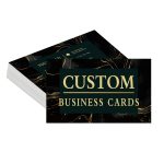 Personalized business card customization service